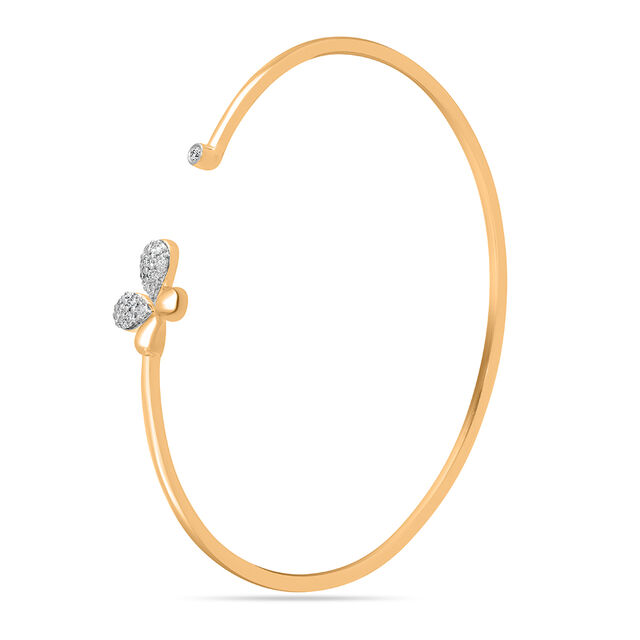 Mamma Mia 14 KT Yellow Gold Free Spirit  Bangle,,hi-res image number null