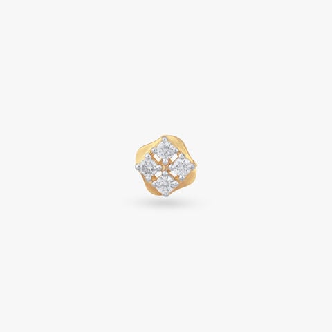 Petite Blossom Diamond Nose Pin