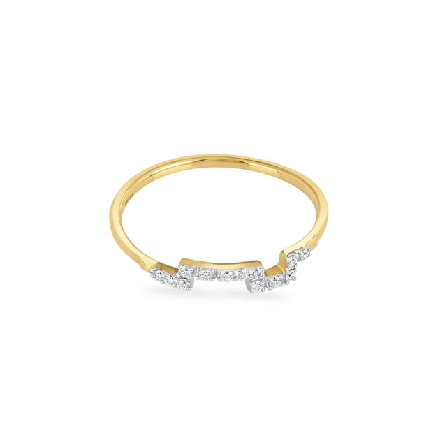 14KT Yellow Gold Martini Finger Ring,,hi-res image number null