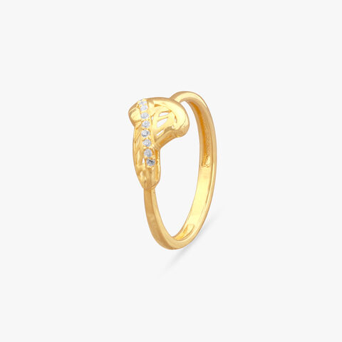 Twist Shine Gold Ring