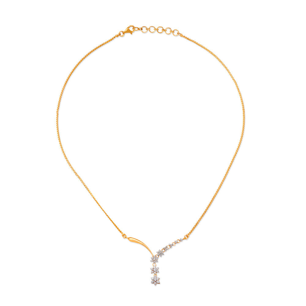 Diamond necklace top from tanishq