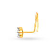 Irresistible Floral Diamond Nose Pin,,hi-res image number null