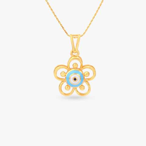 Guardian Bloom Gold Pendant