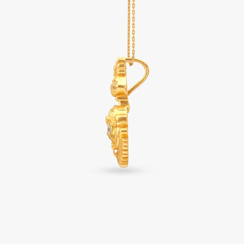Jagannath Kalash Gold Pendant
