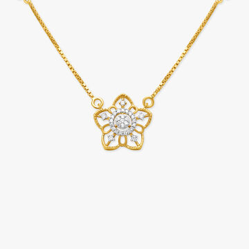 Radiant Floral Mangalsutra