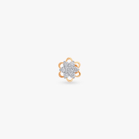 Blush Bloom Diamond Nose Pin