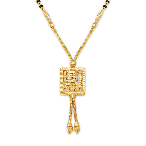 Geometric Motif Gold Mangalsutra