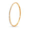 14 KT Yellow Gold Dainty Stunning Bangle,,hi-res image number null