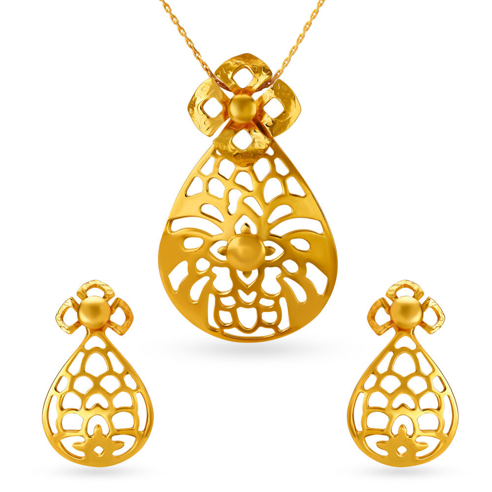 Tanishq online pendant set 2025