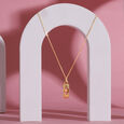 Guardian's Frosty Allure White Topaz 18 KT  Pendant with chain,,hi-res image number null