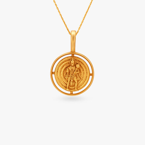 Elegant Lord Hanuman Pendant