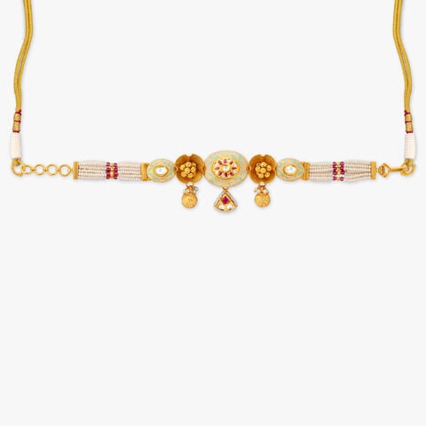 Blush Pavilion Gold Necklace Set