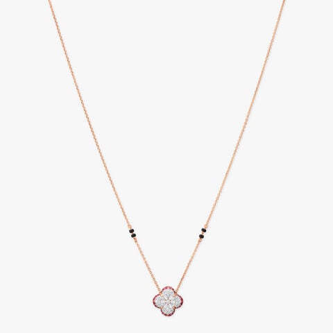 Clover Glow Diamond Mangalsutra