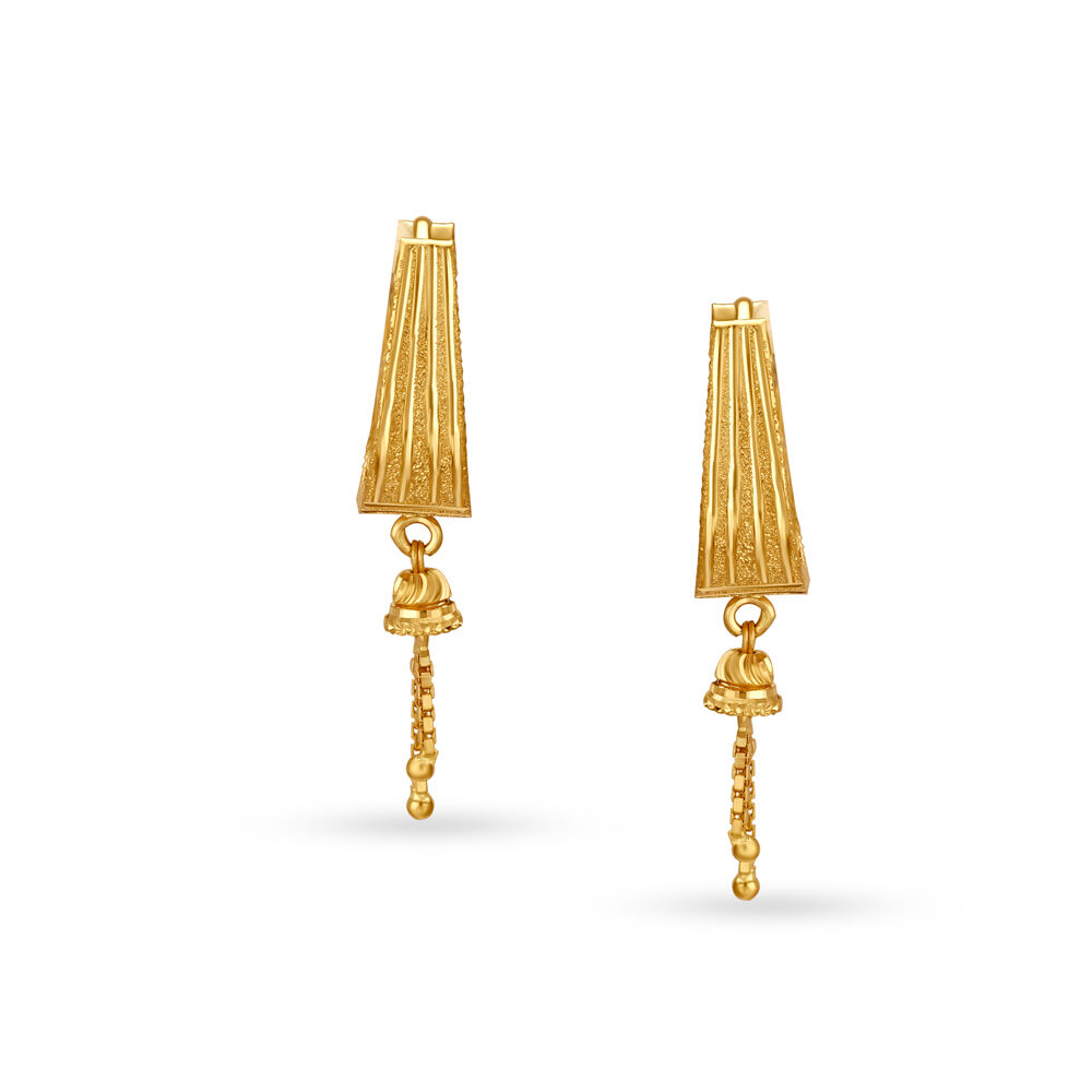 Tanishq gold round earrings deals