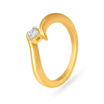 Magnificent 18 Karat Gold And Diamond Ring