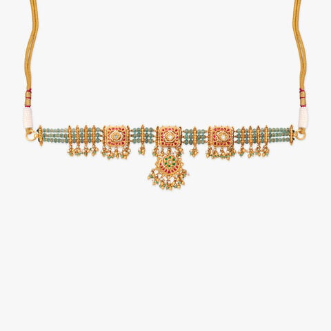 Regency Mosaic Gold Necklace Set