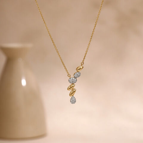 Cascading Rhythm Diamond Necklace
