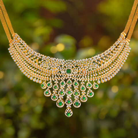 Versatile Glamour Diamond Necklace Set