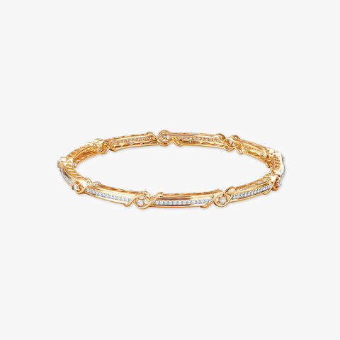 Twilight Gleam Diamond Bangle