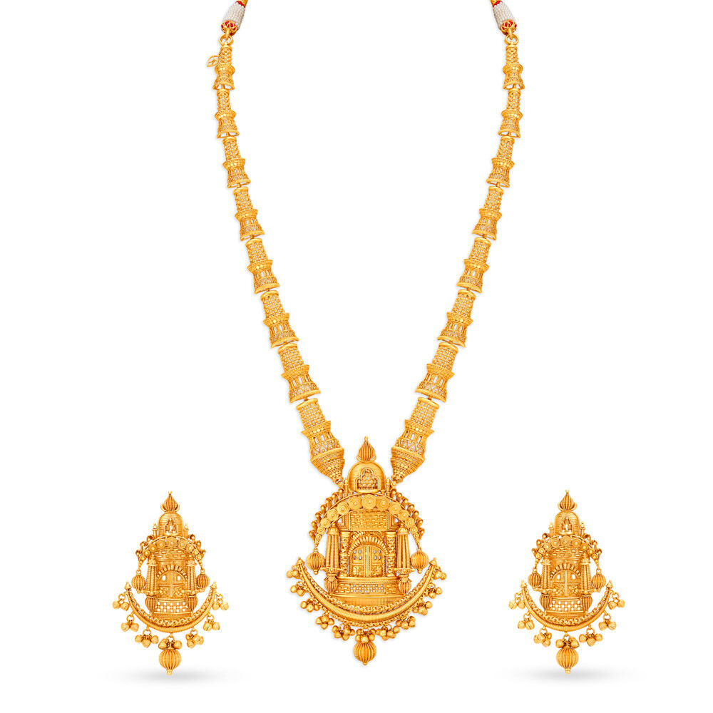 Tanishq jewellery long chain designs online