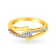 Charming Curvy Diamond Ring,,hi-res image number null