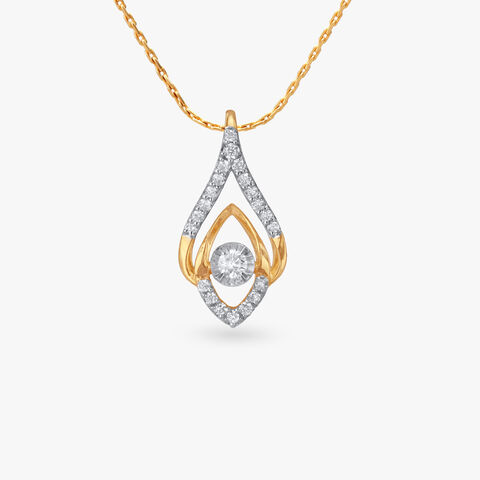 Radiant Drop Diamond Pendant