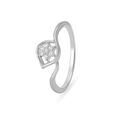 Hypnotic White Platinum Finger Ring,,hi-res image number null