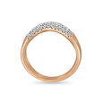 14 KT Triple Layered Delicate Rose Gold Ring,,hi-res image number null
