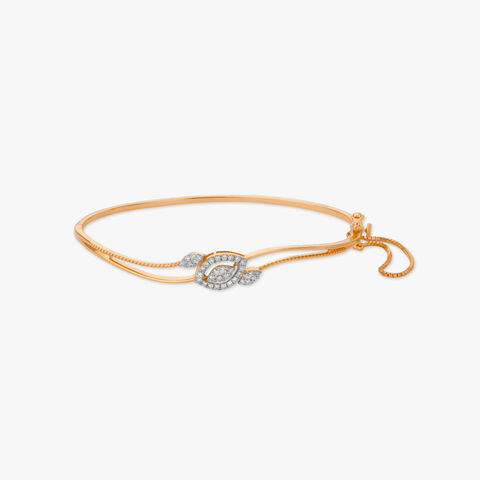 Cascade Loop Diamond Bangle