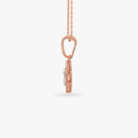 Double Spark Diamond Pendant