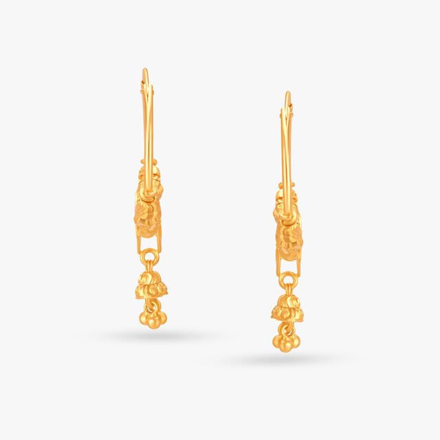 Minimal Rajkot Bali Hoop Earrings,,hi-res image number null