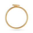 Letter Z 14KT Yellow Gold Initial Ring,,hi-res image number null