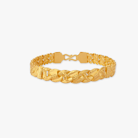 Power Link Gold Bracelet for Men