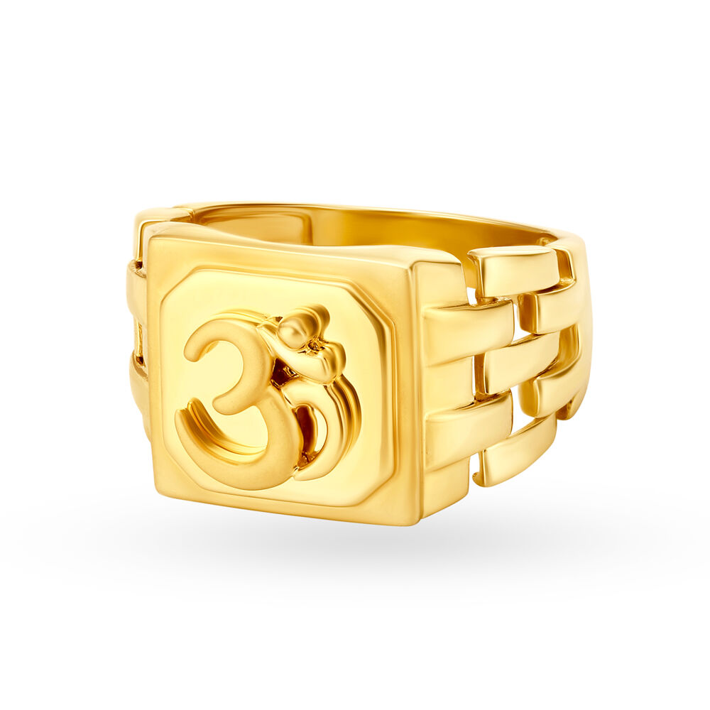 Tanishq om sale ring