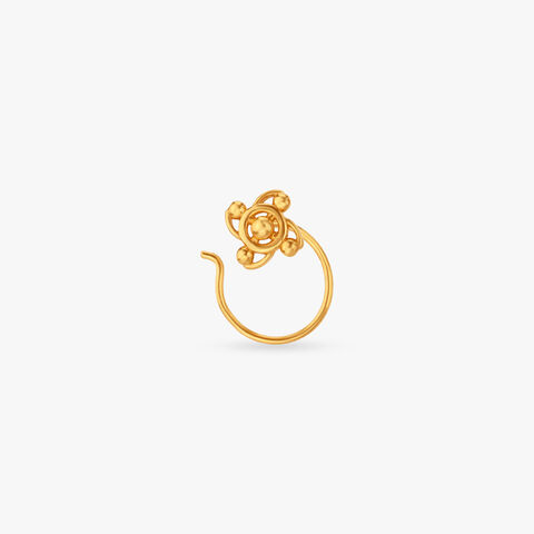 Orbital Grace Gold Nose Pin