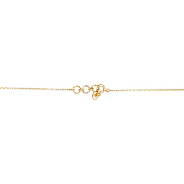 14KT Yellow-White Gold Pendant with Chain,,hi-res image number null