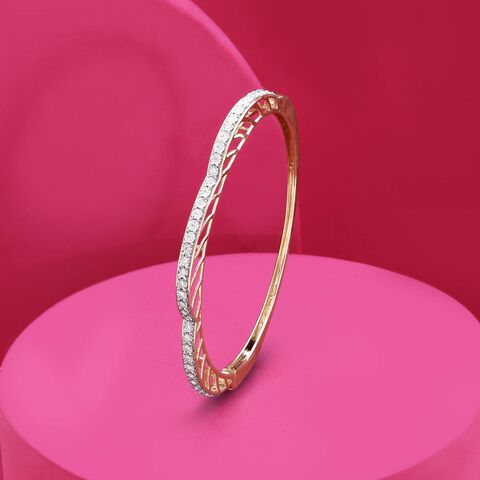 Sparkle Arch Diamond Bangle