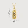 Whimsical Wonder 18KT Chain Lemon Topaz  Pendant with chain,,hi-res image number null