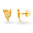 Contemporary Gold Pendant Earrings Set,,hi-res image number null