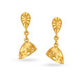 Contemporary 22 Karat Yellow Gold Jhumkas,,hi-res image number null