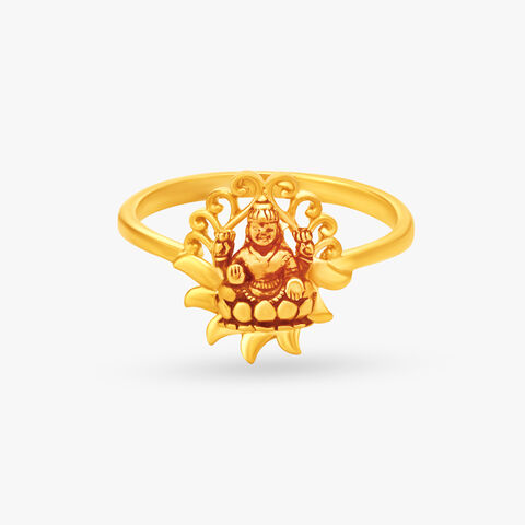 Serenity Gold Finger Ring