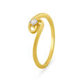 Striking Single Stone Diamond Finger Ring,,hi-res image number null