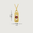 Graceful Guardian 18KT Chain Pink Tourmaline  Pendant with chain,,hi-res image number null