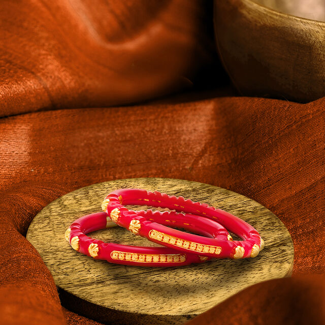 Traditional Gold Pola Bangle,,hi-res image number null
