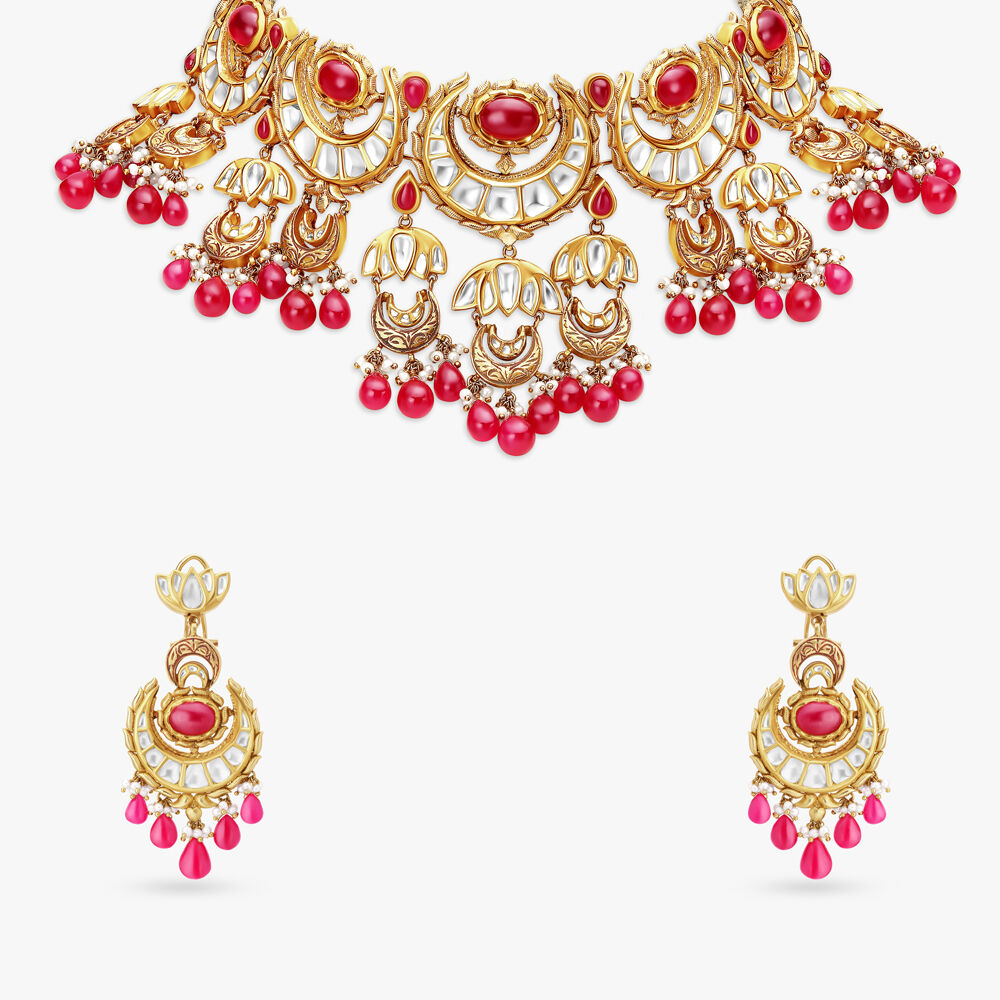Kundan jewellery on sale prices tanishq