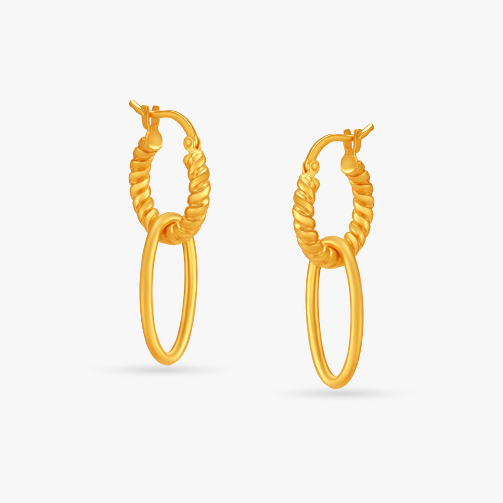 Tanishq round earrings deals