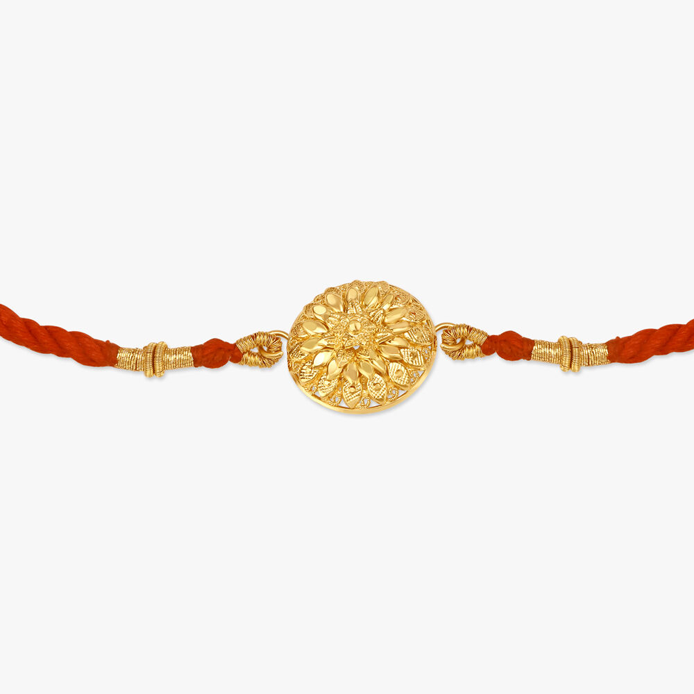 Gold rakhi price in tanishq cheap