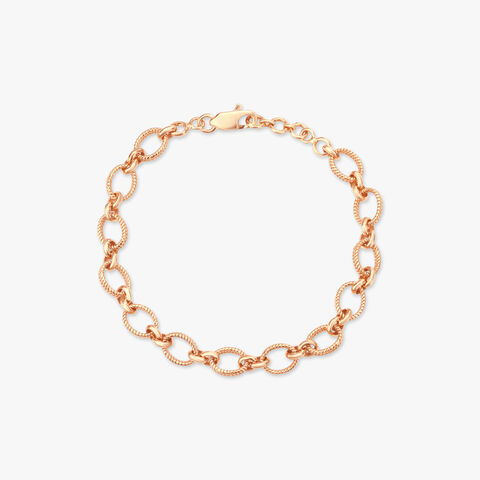 Bold Links Gold Bracelet