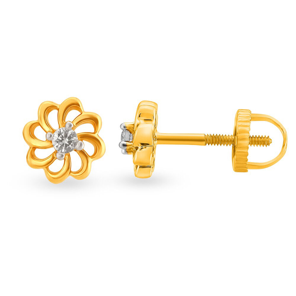Single stone discount diamond earrings tanishq