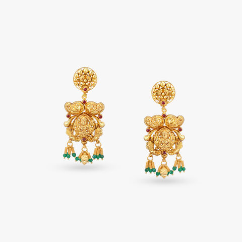 Timeless Royalty Gold Drop Earrings
